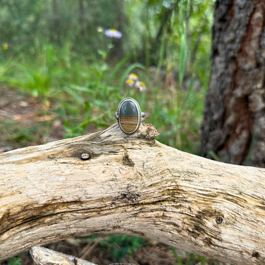 Desert Jasper Ring - Size 6.5