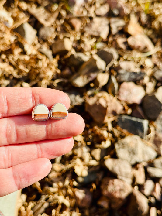 Desert Jasper Stud Earrings