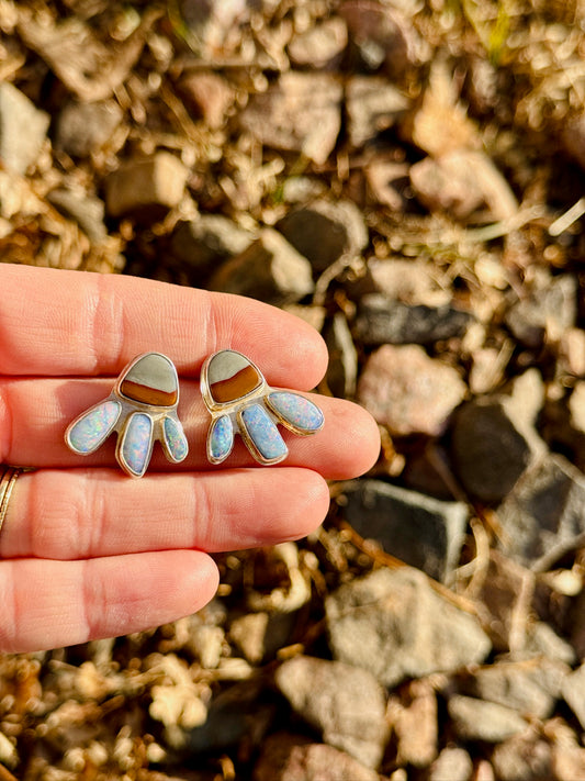 Jasper + Opal Firefly Earrings