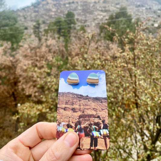 Desert Jasper Studs