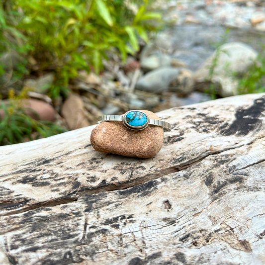 Turquoise Silver Stacking Cuff