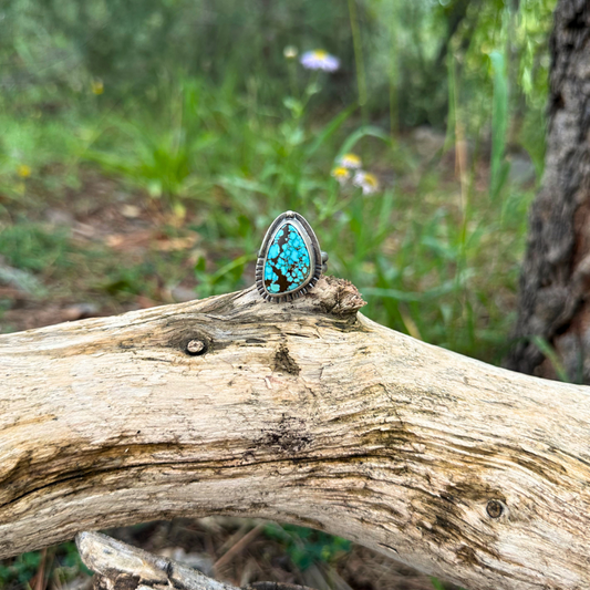 No. 8 Turquoise Ring - Size 7