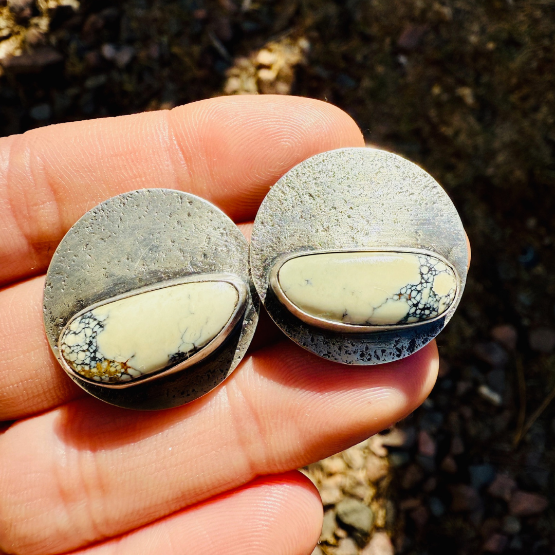 Ivory Creek Variscite Lunar Discs