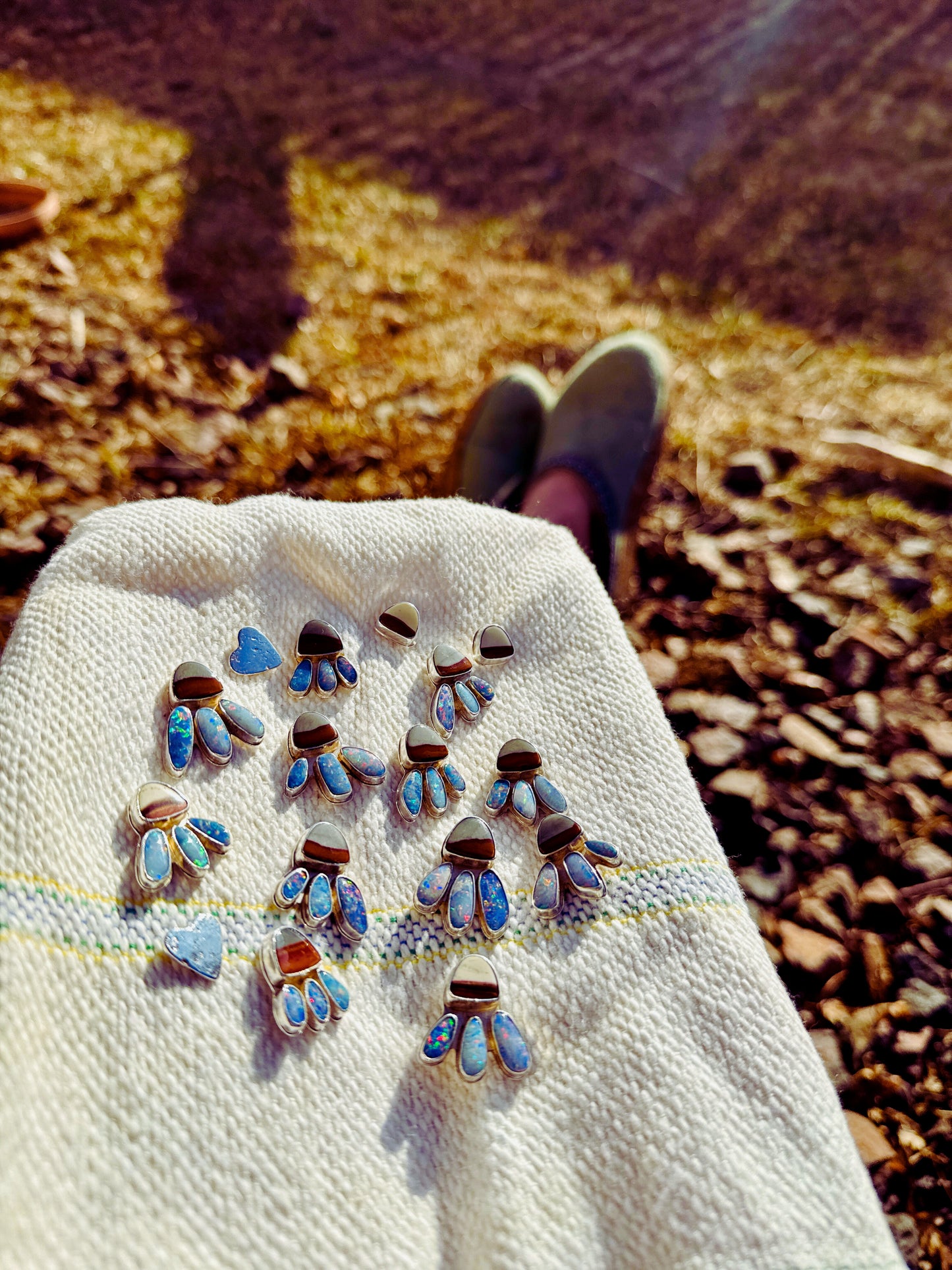 Jasper + Opal Firefly Earrings